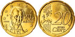 World Coins - Greece, 20 Euro Cent, 2009, , Brass, KM:212