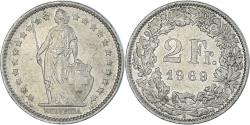 World Coins - Coin, Switzerland, 2 Francs, 1969