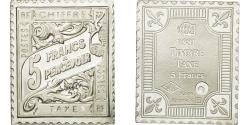 World Coins - France, Medal, Timbre Taxe 5 Francs, 1982, , Silver