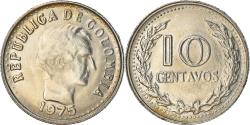 World Coins - Coin, Colombia, 10 Centavos, 1975, , Nickel Clad Steel, KM:253
