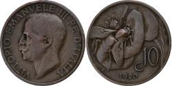 World Coins - Italy, Vittorio Emanuele III, 10 Centesimi, 1920, Rome, Bronze, , KM:60