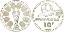 World Coins - Coin, France, Coupe du Monde -  Les Stades, 10 Francs, 1998, Paris, BE