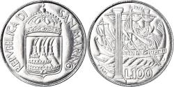 World Coins - Coin, San Marino, 100 Lire, 1973, FDC, , Steel, KM:28