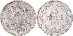 World Coins - Coin, Finland, Nicholas II, 25 Penniä, 1915, Helsinki, , Silver