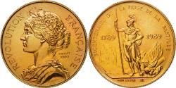 World Coins - France, Medal, Bicentenaire de la Prise de la Bastille, 1989, Dubois.A,
