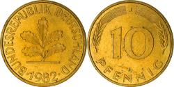 World Coins - Coin, GERMANY - FEDERAL REPUBLIC, 10 Pfennig, 1982, Hambourg, , Brass