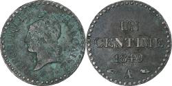 World Coins - France, 1 Centime, Dupré, 1849, Paris, Bronze, , Gadoury:84