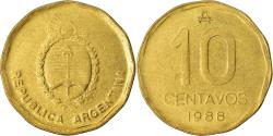 World Coins - Coin, Argentina, 10 Centavos, 1988, , Brass, KM:98