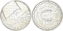 World Coins - France, 10 Euro, 2010, Paris, Bretagne, , Silver, KM:1648