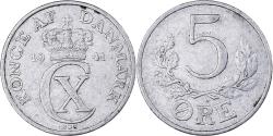 World Coins - Denmark, Christian X, 5 Öre, 1941, Copenhagen, Aluminum, , KM:834