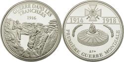 World Coins - France, Medal, Première Guerre Mondiale, Guerre dans les Tranchées,
