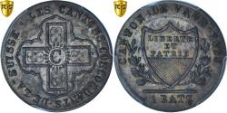 World Coins - Coin, Swiss Cantons, Vaud, 1 Batz, 1828, Bern, PCGS, MS64, , Billon