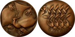World Coins - Switzerland, Medal, Genève, Colombe, Paix, Galtié, , Bronze