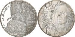 World Coins - France, 10 Euro, Jean Philippe Rameau, Proof, 2014, Paris, Silver,
