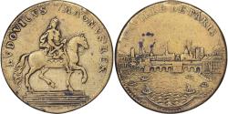 World Coins - France, Token, Louis XIV, La Ville de Paris, Brass,
