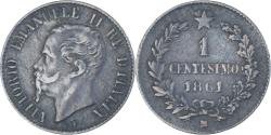 World Coins - Coin, Italy, Centesimo, 1861, Milan, , Bronze, KM:1.1