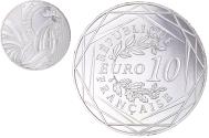 World Coins - France, 10 Euro, Coq, 2015, Paris, , Silver