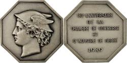 World Coins - France, Medal, Chambre de Commerce de Dieppe, 1989, Arthus Bertrand,