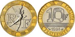 World Coins - Coin, France, Génie, 10 Francs, 1994, BU, , Aluminum-Bronze, KM:964.2