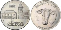 World Coins - Belgium, Token, 1 Meutte - Breendonk, 1981, Copper-nickel,