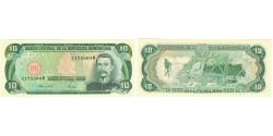 World Coins - Banknote, Dominican Republic, 10 Pesos Oro, 1988, 1988, KM:119c, UNC(64)