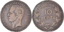 World Coins - Coin, Greece, George I, 10 Lepta, 1882, Paris, , Copper, KM:55
