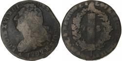 World Coins - France, Louis XVI, 2 sols François, 1792/1 / AN 4, Orléans, Triangle, Métal