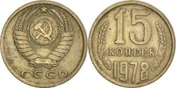 World Coins - Coin, Russia, 15 Kopeks, 1978