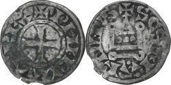 World Coins - France, Philip II, Denier, 1180-1223, Saint-Martin de Tours, Silver,