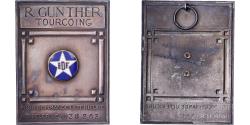 World Coins - France, Plaque, Publicitaire, Raoul Gunther Tourcoing, Métal,