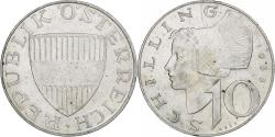 World Coins - Austria, 10 Schilling, 1958, Vienna, Silver,