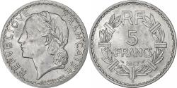 World Coins - France, 5 Francs, Lavrillier, 1947, Beaumont - Le Roger, Aluminum,