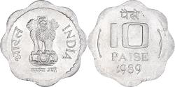 World Coins - Coin, INDIA-REPUBLIC, 10 Paise, 1989, , Aluminum, KM:39