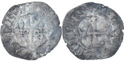 World Coins - Coin, France, Charles VI, Denier Tournois, 1380-1422, 2nd Emission,