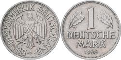 World Coins - Federal Republic of Germany, Mark, 1966, Stuttgart, Copper-nickel,