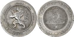 World Coins - Coin, Belgium, Leopold I, 5 Centimes, 1863, , Copper-nickel, KM:21