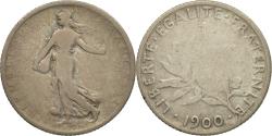 World Coins - Coin, France, Semeuse, Franc, 1900, Paris, , Silver, KM:844.1
