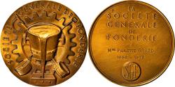 World Coins - France, Medal, Société Générale de Fonderie, Business & industry, 1973