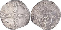 World Coins - Coin, France, Henri IV, 1/4 Ecu, 1604, Rennes, , Silver, KM:27.6