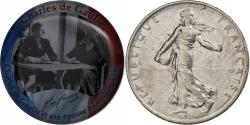 World Coins - France, Token, Charles de Gaulle, De Gaulle & son épouse à Londres, Nickel