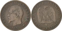 World Coins - Coin, France, Napoleon III, Napoléon III, 5 Centimes, 1855, Bordeaux