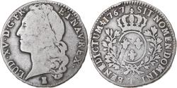 World Coins - Coin, France, 1/2 Ecu, 1767, Nantes, , Silver, Gadoury:314