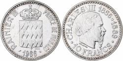 World Coins - Monaco, Rainier III, 10 Francs, 1966, MDP, Pattern, Silver,