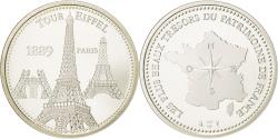 World Coins - France, Medal, Les plus beaux trésors du patrimoine de France, Tour Eiffel