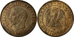 World Coins - Coin, France, Napoleon III, Napoléon III, 2 Centimes, 1855, Marseille