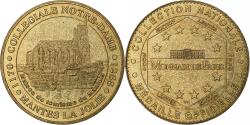 World Coins - France, Tourist token, Collégiale de Mantes-la-Jolie, 2004, MDP, Nordic gold