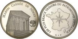 World Coins - France, Medal, La Maison Carrée de Nimes, Copper-nickel,