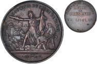 World Coins - France, Token, The French Revolution, La Commune, Jeton de Présence, History