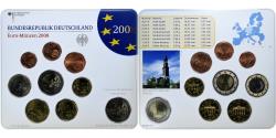 World Coins - GERMANY - FEDERAL REPUBLIC, Set 1 ct. - 2 Euro + 2€, St. Michael's Church