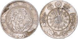World Coins - Coin, Japan, Mutsuhito, 50 Sen, Yr.3(1870), Osaka, , Silver, KM:4